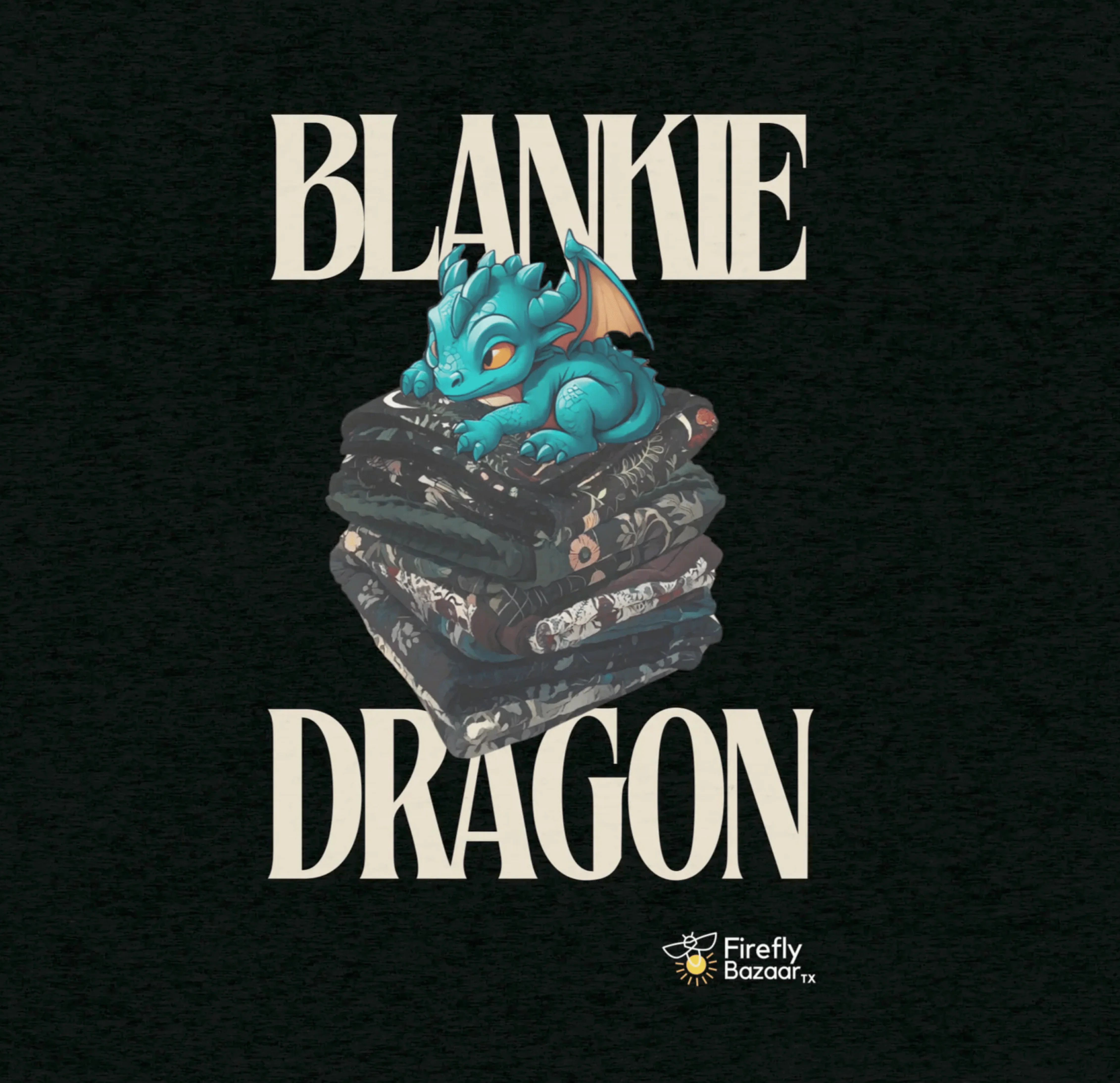 Blankie Dragon Crop Hoodie - Image 2