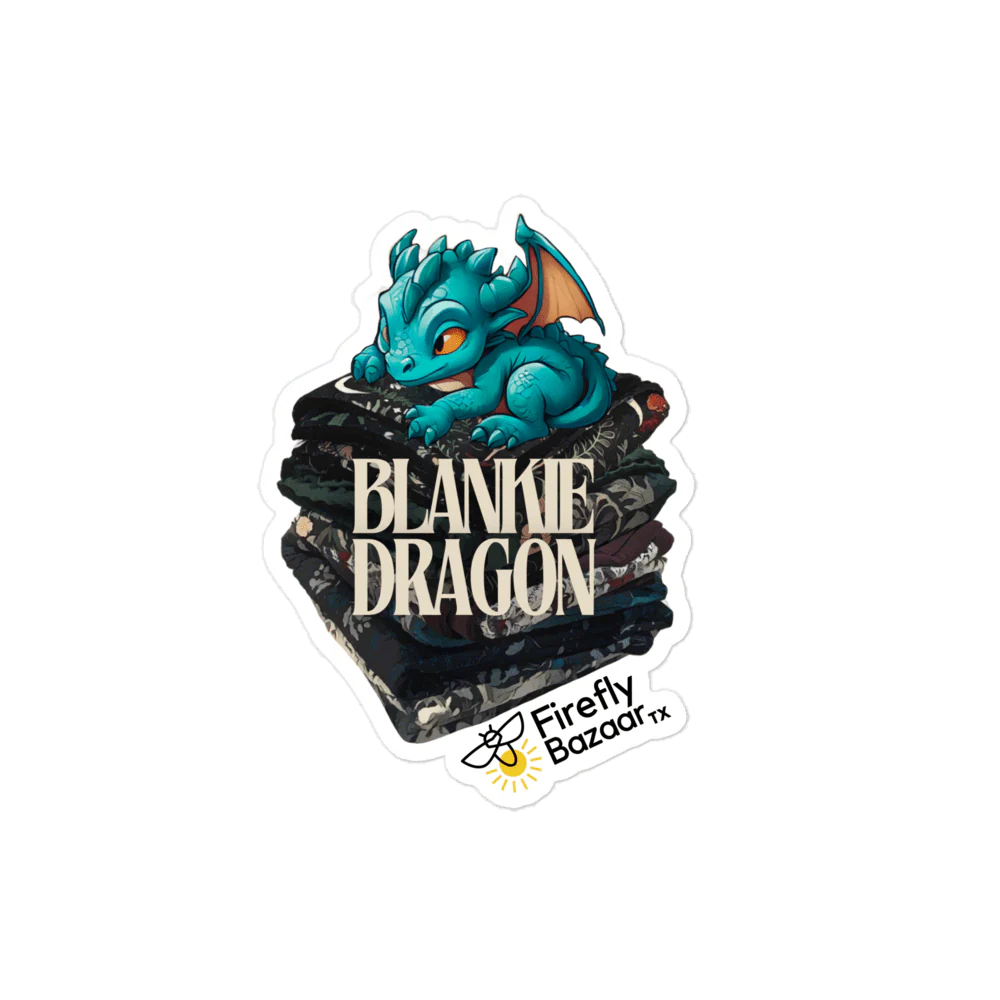 Blankie Dragon Vinyl Sticker - Image 4