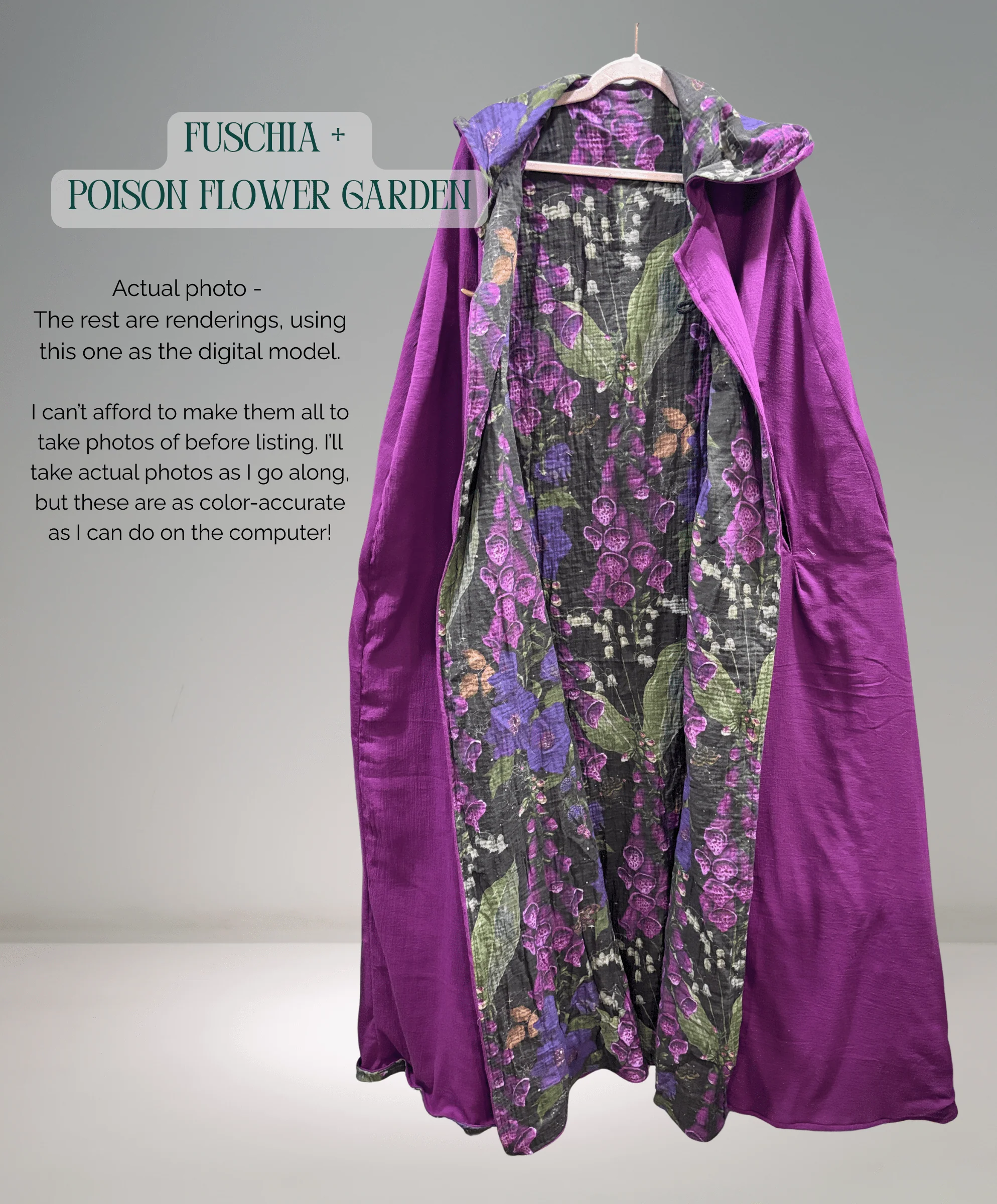Custom Cotton Cloak - Image 3