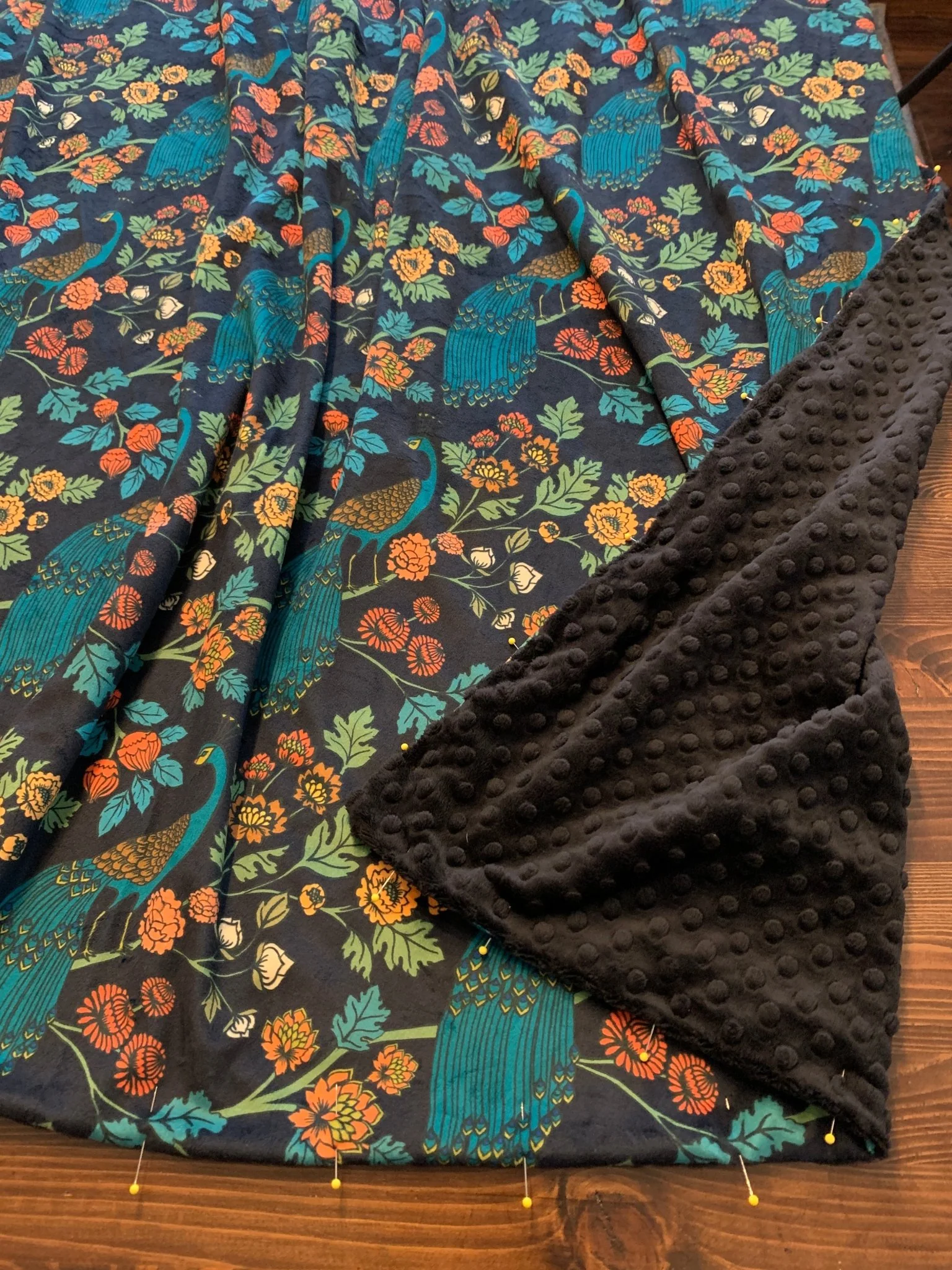 Custom Grownup Blankies - Eclectic, Minky Blanket - Image 19