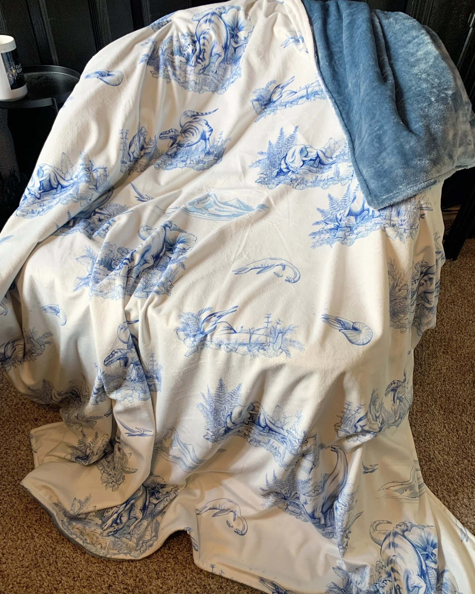 Custom Grownup Blankies - Eclectic, Minky Blanket - Image 8