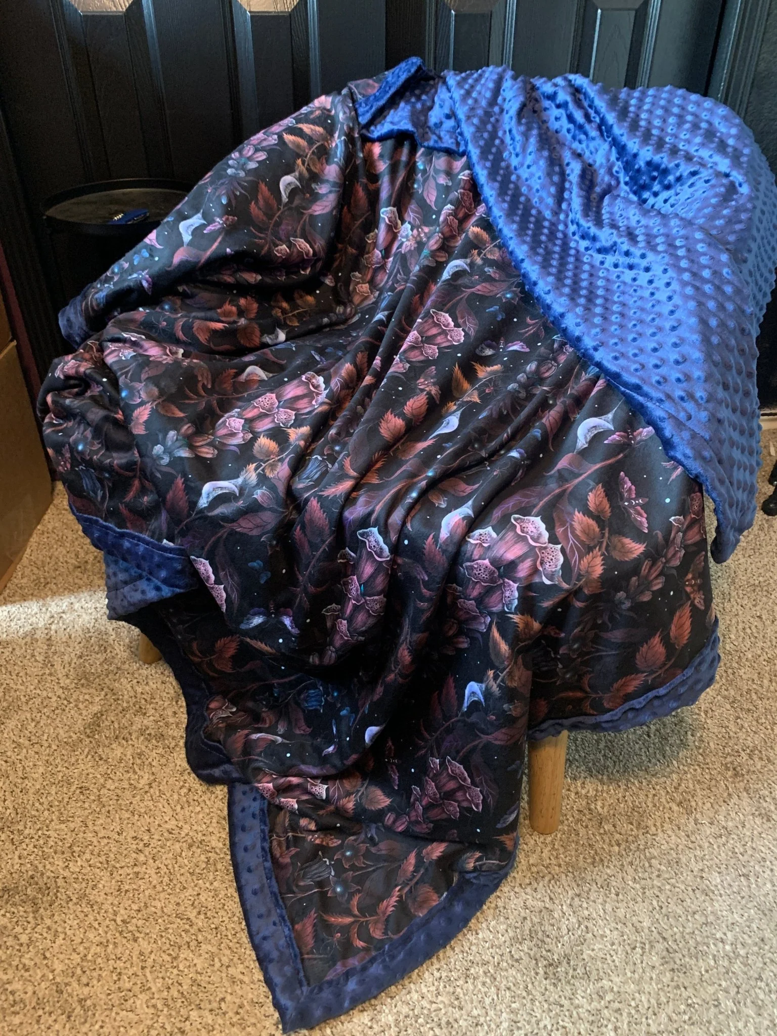Custom Grownup Blankies - Dark Collection, Minky Blanket - Image 29