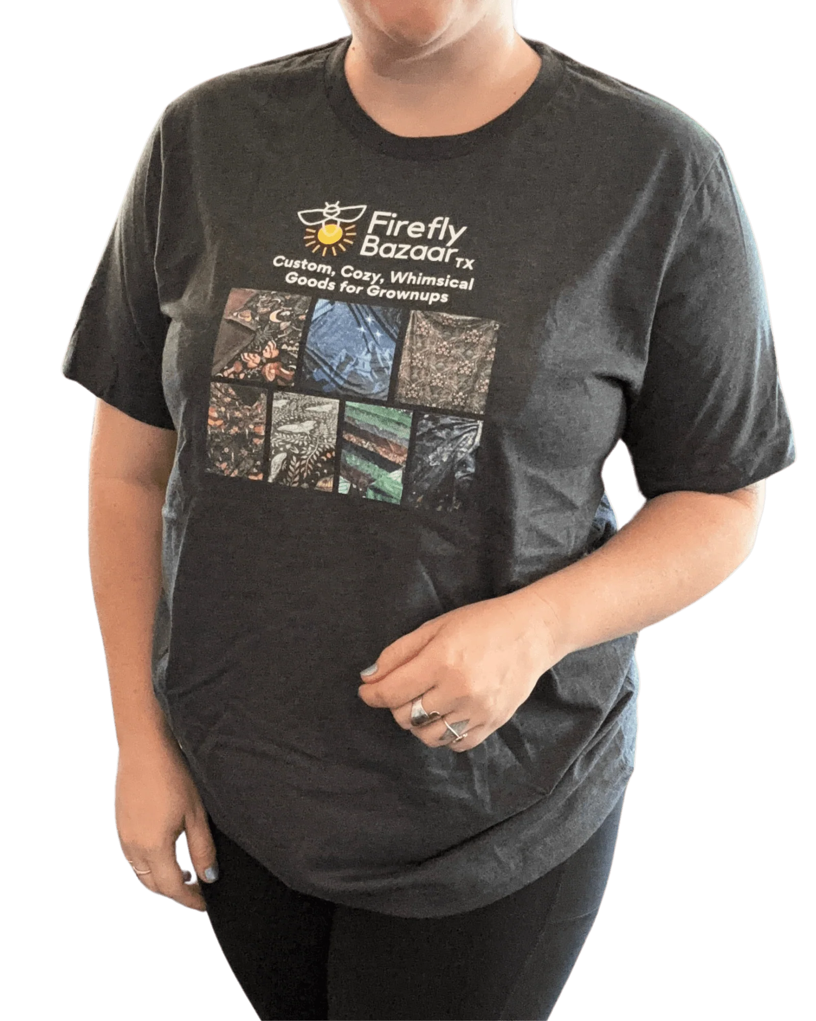Firefly Bazaar Print Grid T-shirt