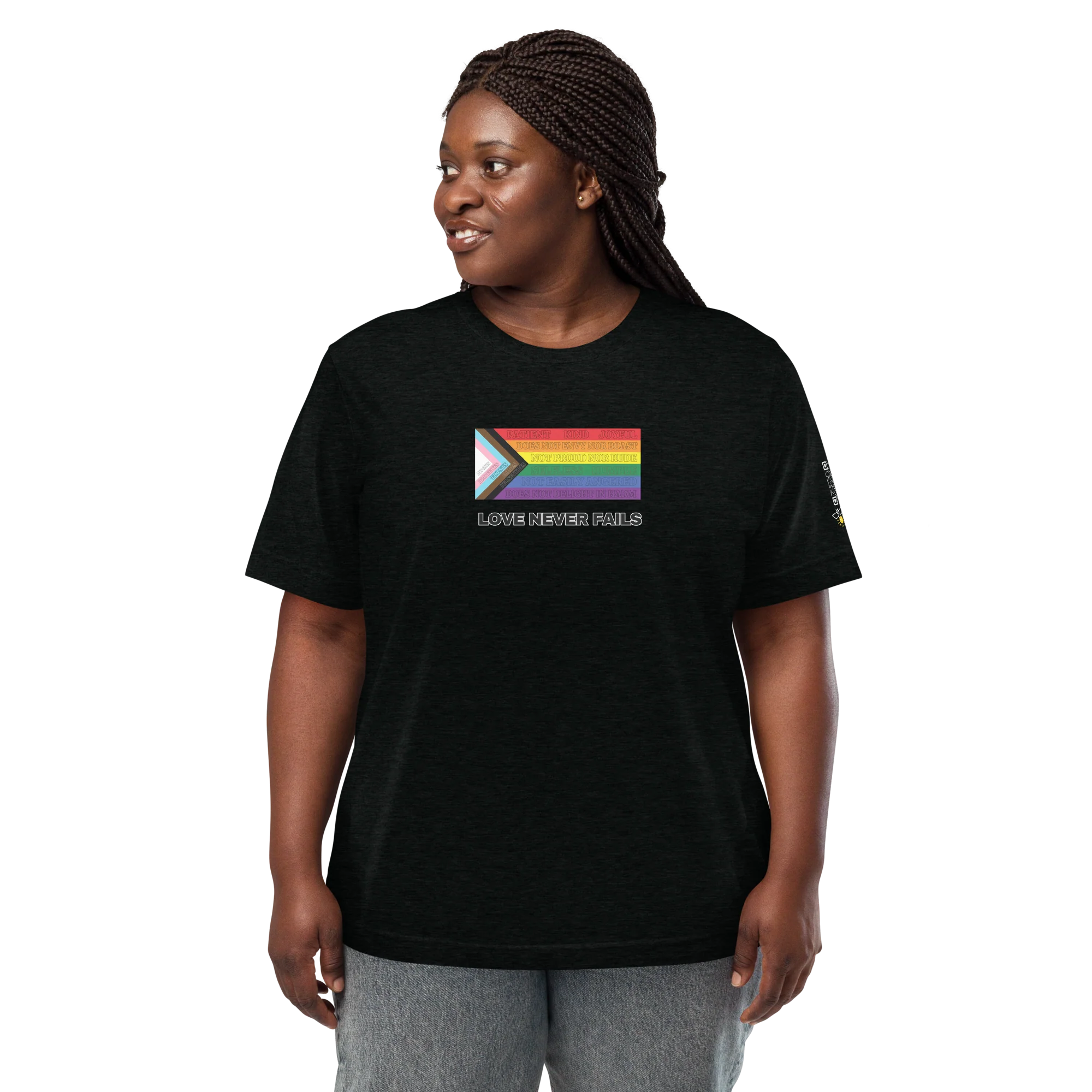 Love Never Fails T-shirt - Image 6