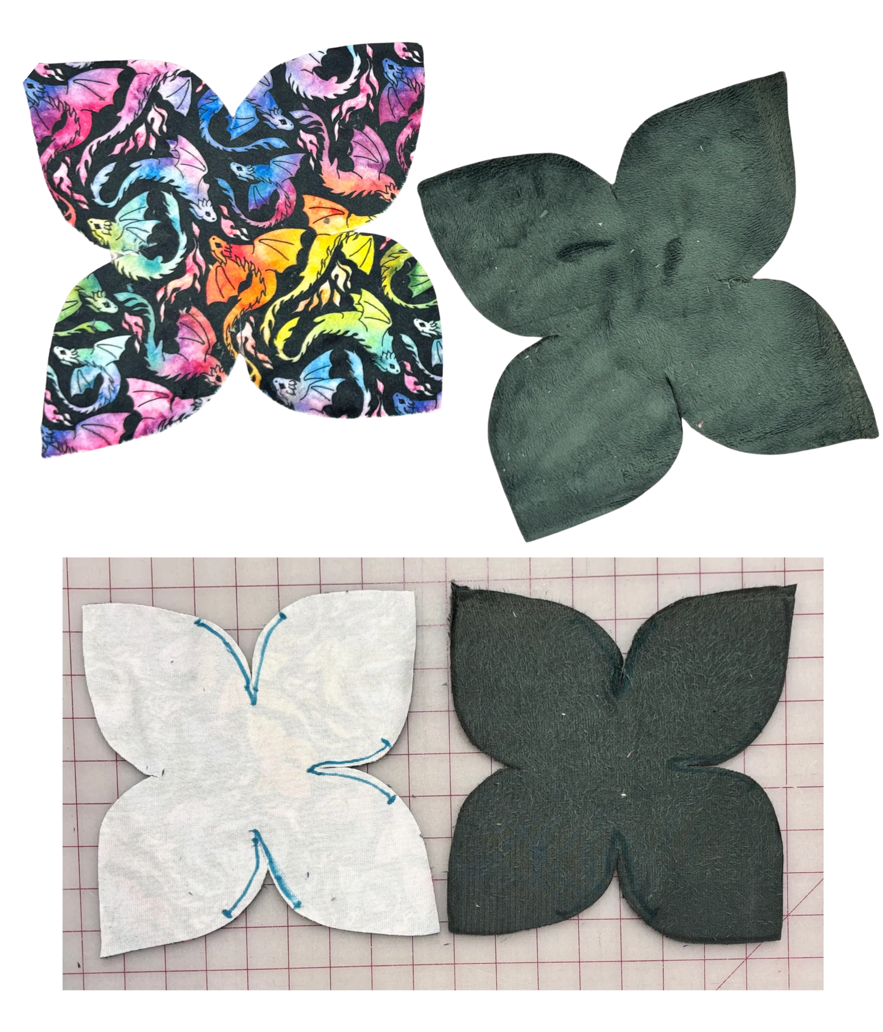 Tea Tulip Kit - Pre-Cut Fabric Bundle - Image 5