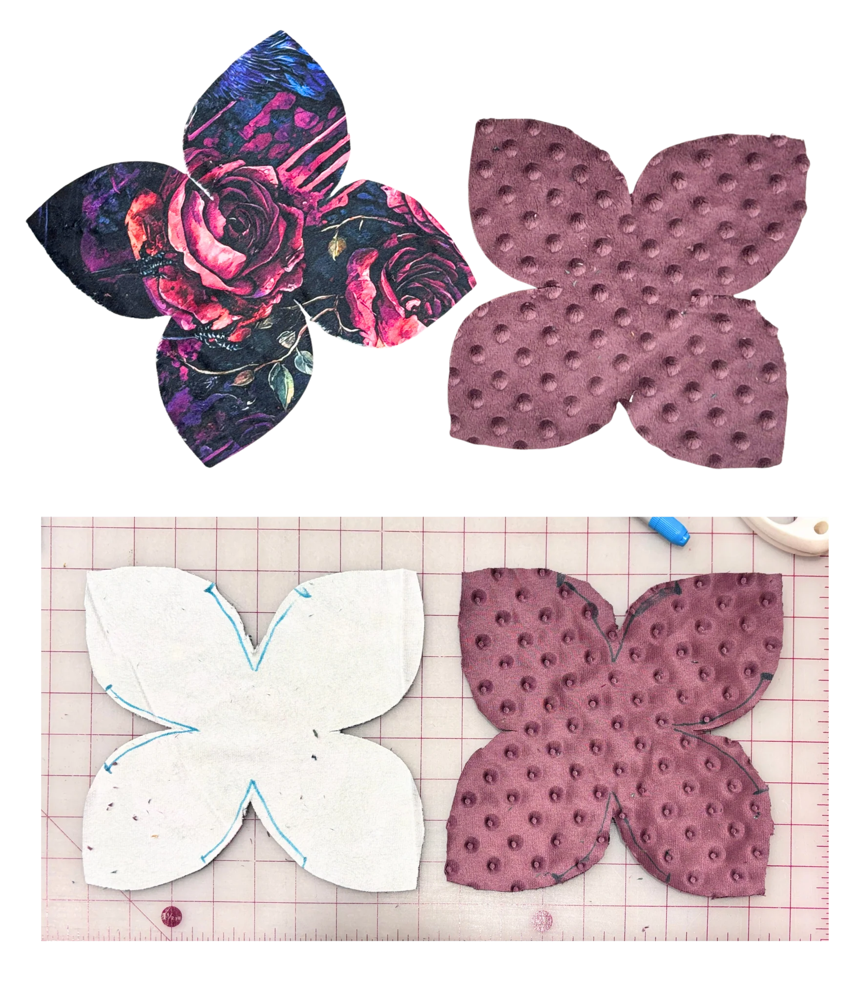 Tea Tulip Kit - Pre-Cut Fabric Bundle - Image 6